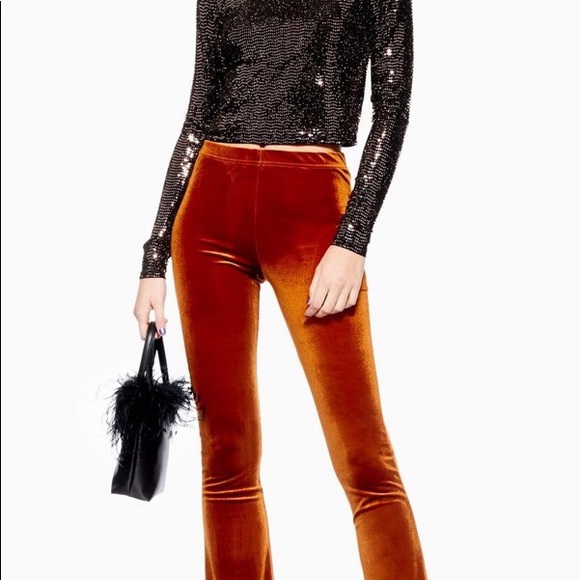 Topshop Pants - Fabulous velvet flare